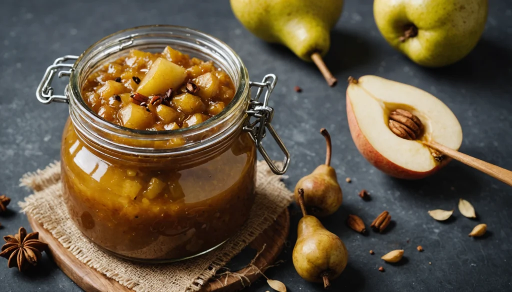 chutney au poire